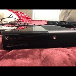 Xbox 360 with controller and game